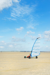 Fototapeta premium Land sailing