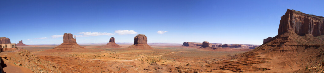 Fototapeta na wymiar Panorama of Monument Valley