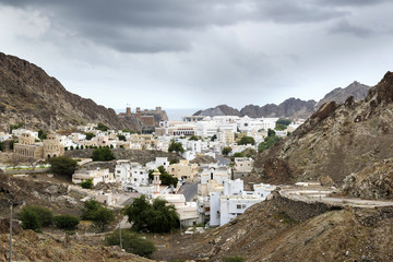 Fototapeta na wymiar View to Muscat