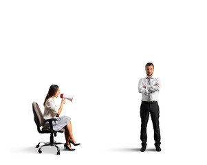 man and angry emotional woman