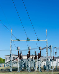 A small high-voltage distribution plant