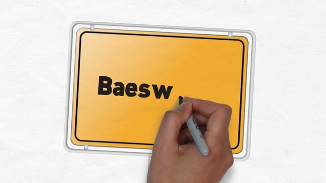 Baesweiler Ortseingangsschild Ortsschild Ortseingang Stadt
