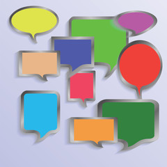 speech bubbles