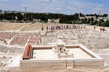 Obraz premium Holyland Model of Jerusalem
