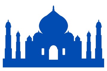 Taj Mahal bleu