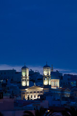 Naklejka premium Cathedral of St Nicholas, Syros Greece