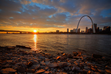 View of the Gateway Arch - St Louis, Missouri - 64736391
