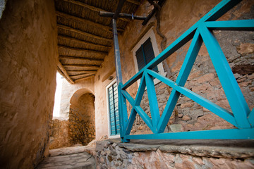 Cobblestone Path. Syros, Greece