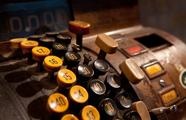 Antique cash register - 64736548