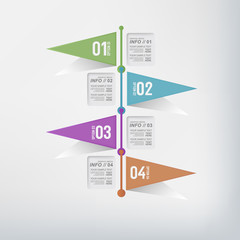 Modern design for business infographic