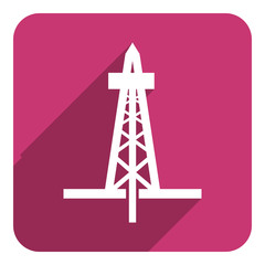 oil and gas flat icon
