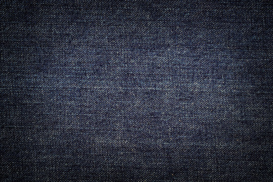 Dark blue jeans seamless texture denim background Vector Image