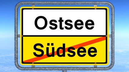 Fototapeta premium Ostsee statt Südsee