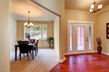 House interior. Open floor plan