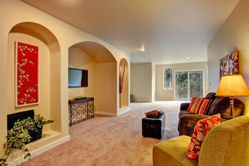 Entertainment room interior