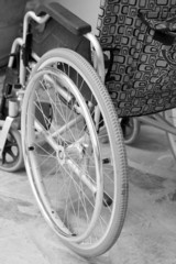 Fototapeta na wymiar a wheelchair