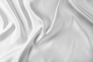 White silk fabric texture