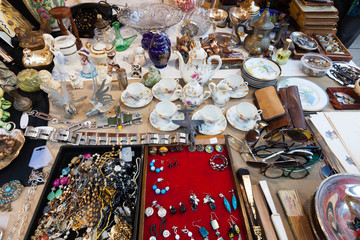  Old  things at flea market