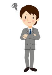 ビジネスマン 腕組み