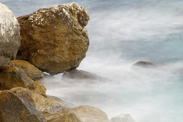Fototapeta na wymiar Mediterranean coast