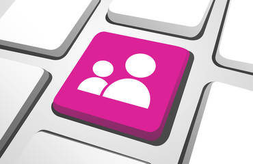 Parental Guidance Computer Icon On A Keyboard