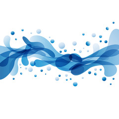 Vector water and soap background