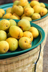 Ripe mango in the market