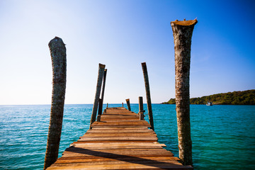 wooden walkway © EwaStudio