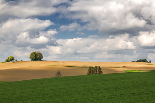 Fr&uuml;hlingslandschaft in Bayern