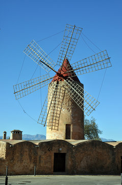 Windm&uuml;hle in Algaida, Mallorca