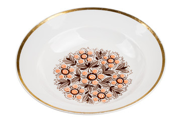 Old soup plate