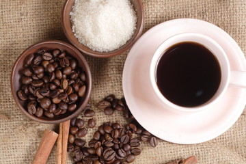 Robusta Coffee Beans on Goni Sack