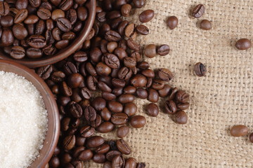 Robusta Coffee Beans on Goni Sack
