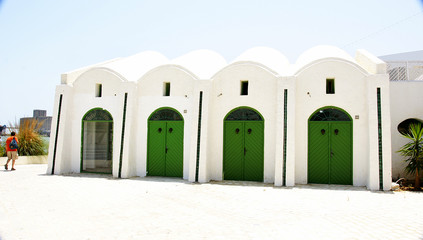 Arquitectura en el puerto de La Goulette, Túnez