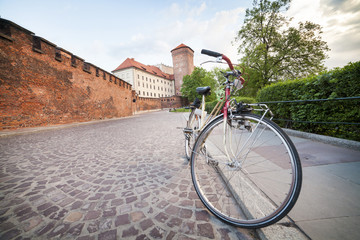 Fototapeta premium Krakow by bike