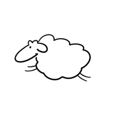 Jumping sheep