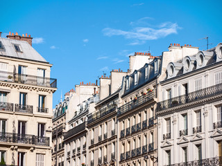 Fototapeta na wymiar Pariser Hausfassaden