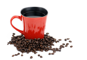 Red coffee mug