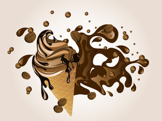 Chocolate ice cream