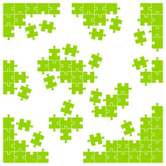 Puzzle Ecken + Einzelteile