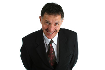 Happy buisness man