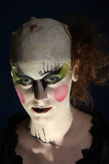 Portrait of a strange mystery lady.