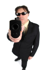 Man with a gun