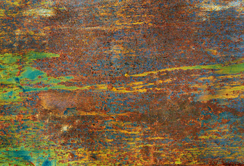 Bright color of old metal texture