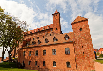 Obraz premium Mewe castle (XIV c.) of Teutonic Order. Gniew, Poland