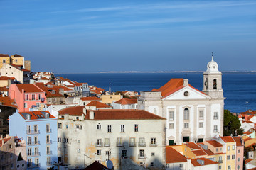 Fototapeta premium Alfama District in Lisbon