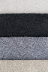Fototapeta premium Multi color fabric texture samples