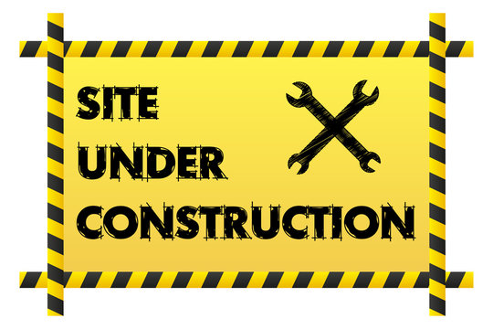 Site under construction banner
