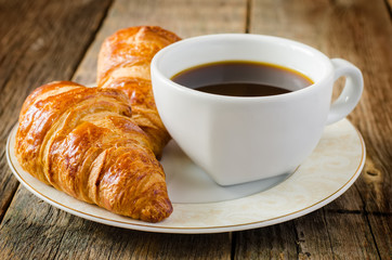 croissants and coffee