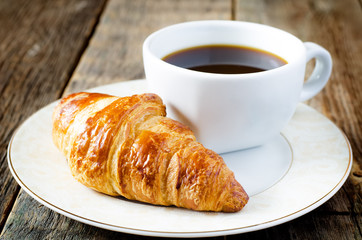 croissants and coffee